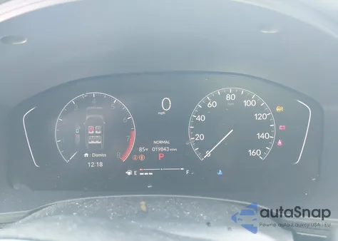 2025 Honda Civic Sport z USA, uszkodzony, nr VIN 2HGFE2F57SH553691